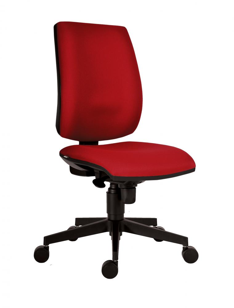 Kancelárska stolička ANDREA, farba červená, nosnosť 120 kg