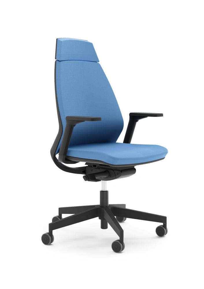 Kancelárska stolička ZDENA, farba čierna, nosnosť 130 kg