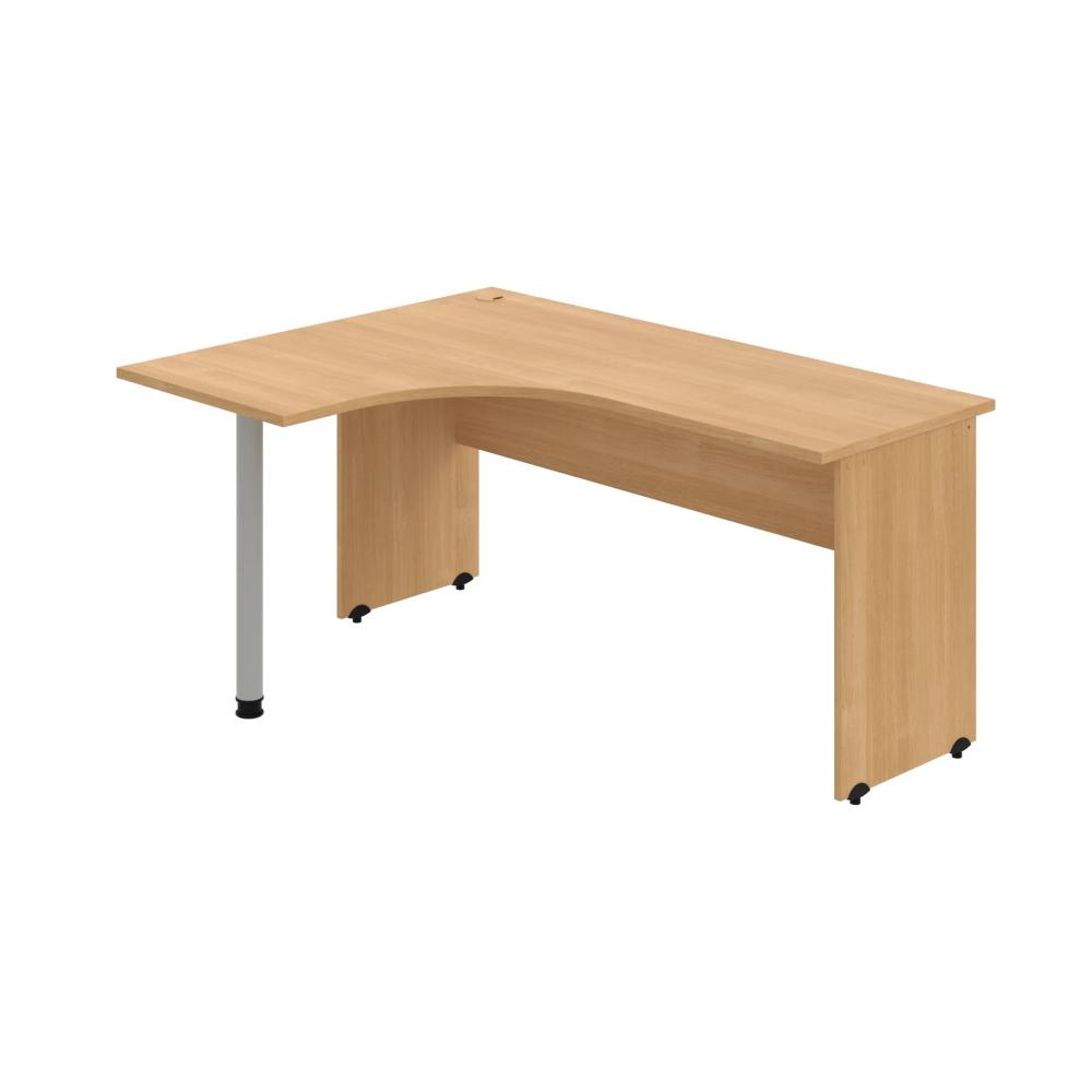 Kancelársky stôl BASIC pravý 160x120 cm