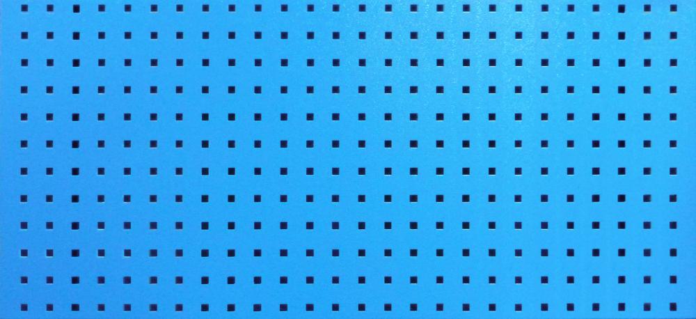 Perforovaný panel 460x2000x20 mm, farba modrá