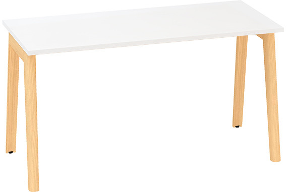 Stôl kancelársky ROOT 1400x800mm, farba biela