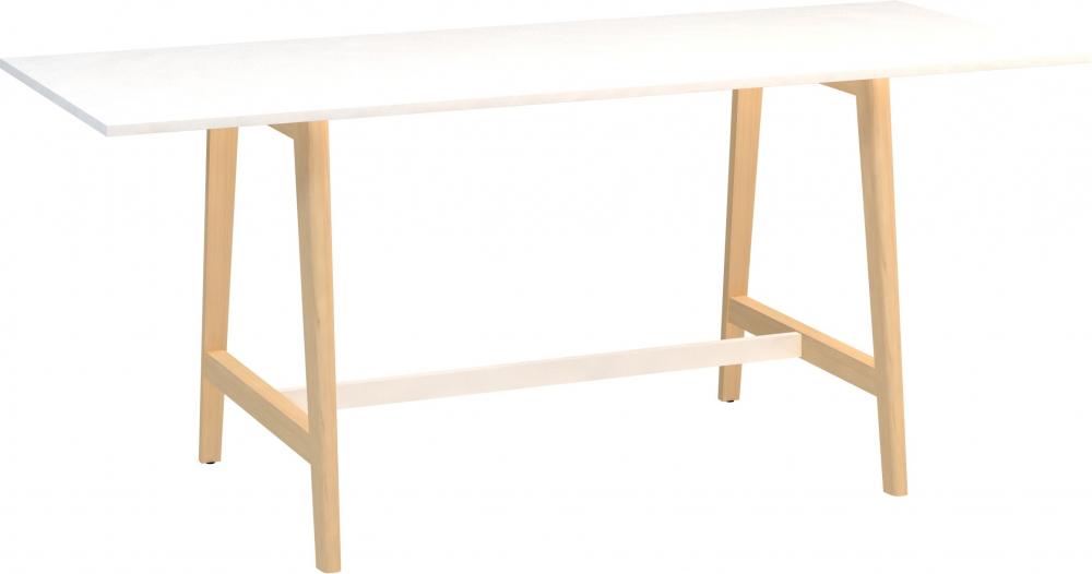 Stôl konferenčný ROOT 2600x1000mm, výška 1080mm, farba biela