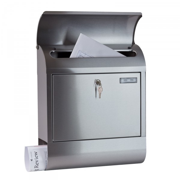Poštová schránka A4, 385x130x470mm, farba šedá