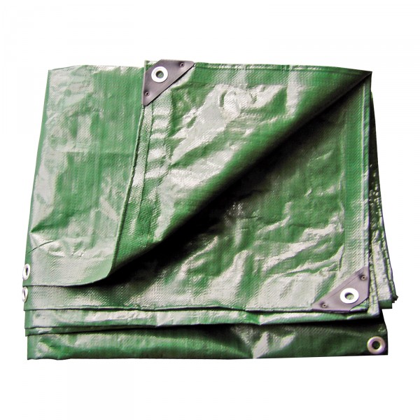 Nepremokavá plachta zakrývacia 1,5x6 m 210 g/m2, zelená