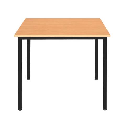 Jedálenský stôl, 800x800mm, dekor BUK, konštrukcia èierna