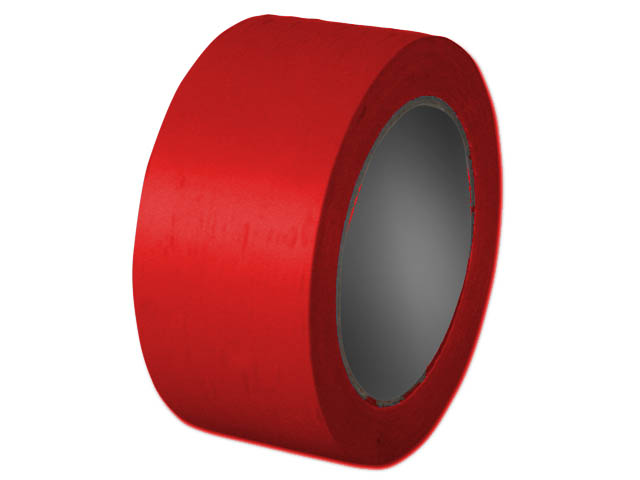 Označovacia páska jednofarebná  5 cm x 33 m, farba červená