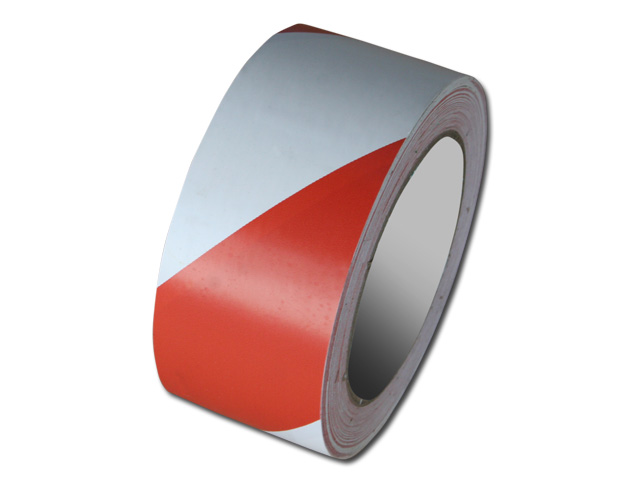 Označovacia páska dvojfarebná 5cm x 33m, farba červeno/biela