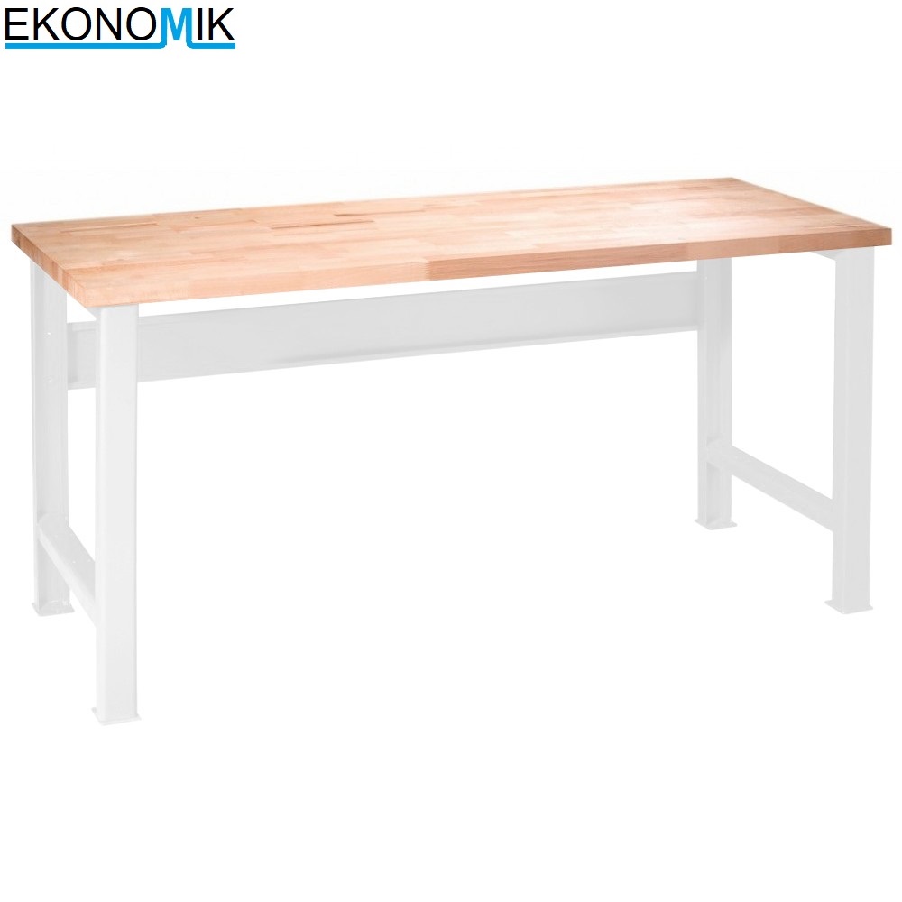 Pracovný stôl montovaný 845x1500x685 mm, farba šedá