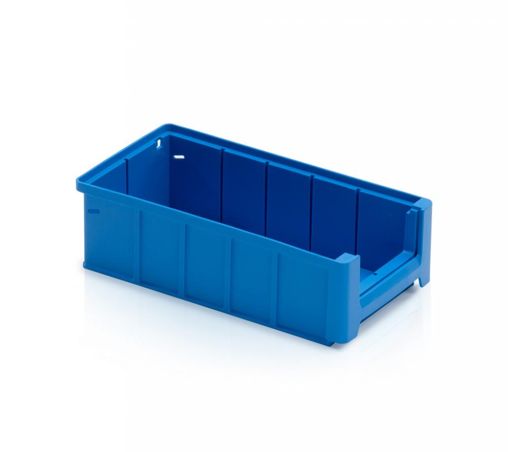 Regálová zásuvka 300x156x90mm dxšxv, farba modrá, balenie 25ks