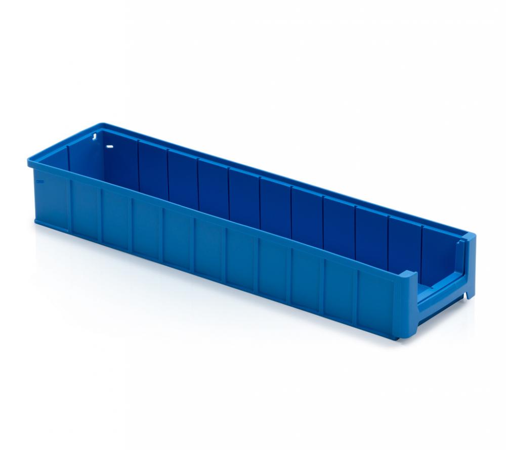 Regálová zásuvka 600x156x90mm dxšxv, farba modrá, balenie 25ks