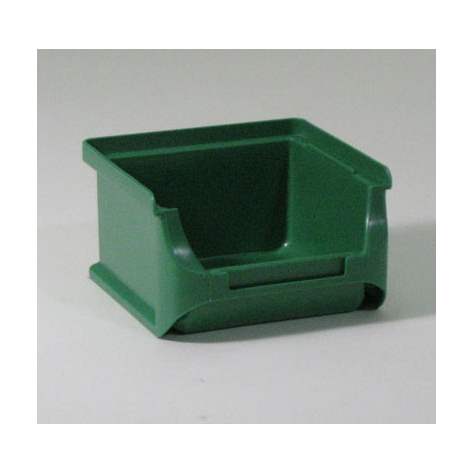 Plastový zásobník s viditeľným obsahom, 100 x 102 x 60 mm, farba zelená, bal. 30 ks