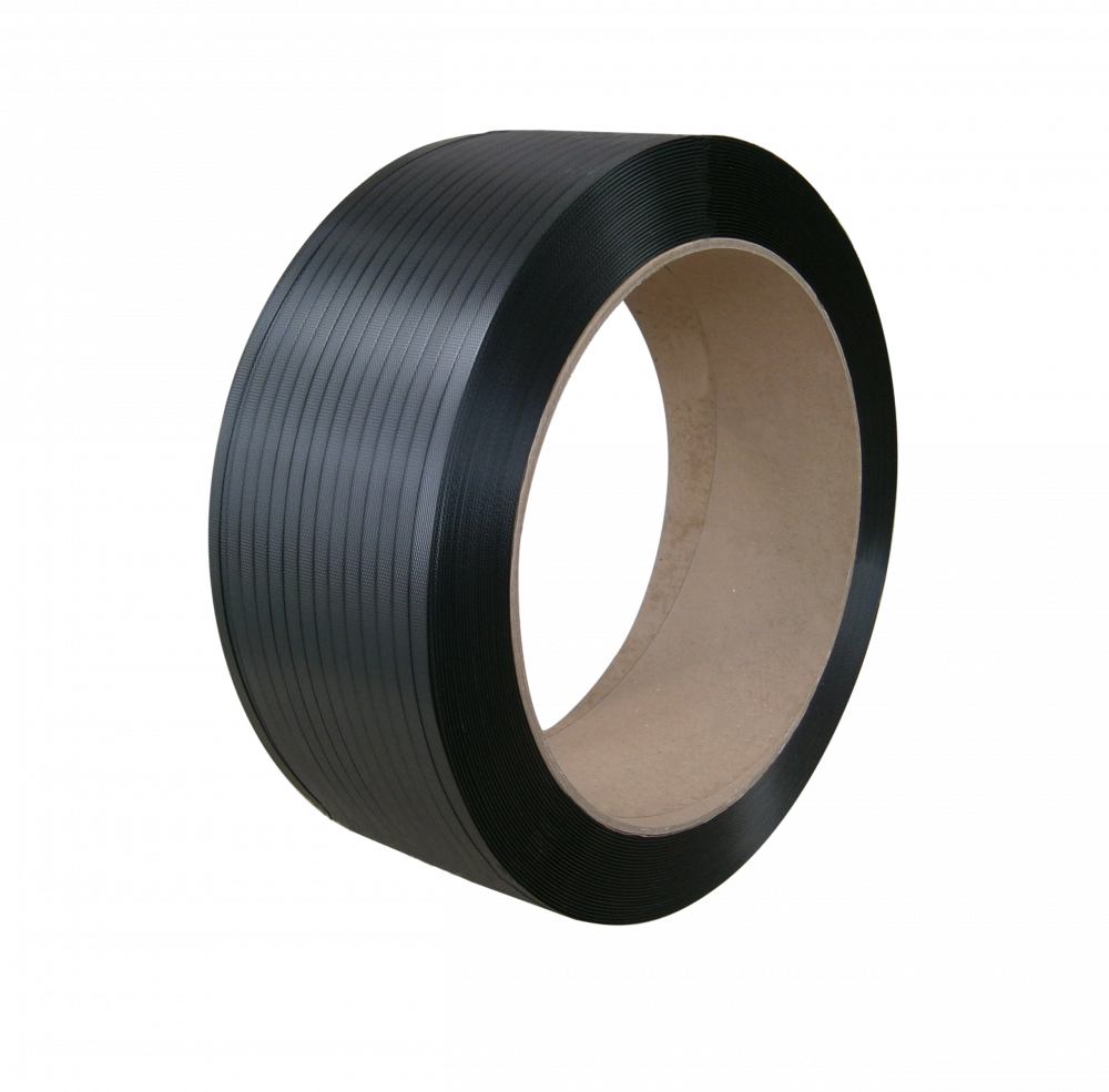 Páska PP 15x0,65 mm, 400/180 - 1500 m 2200N, čierna