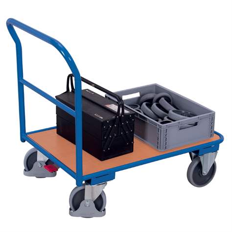 Manipulačný vozík skladový, 850 x 500 mm, nosnosť 400 kg