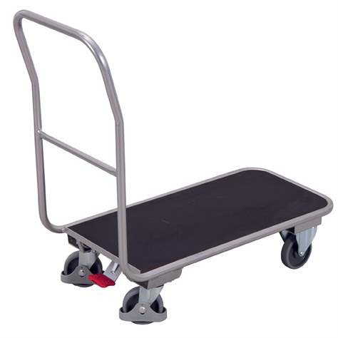 Hliníkový manipulačný vozík, 850 x 450 mm, nosnosť 200 kg