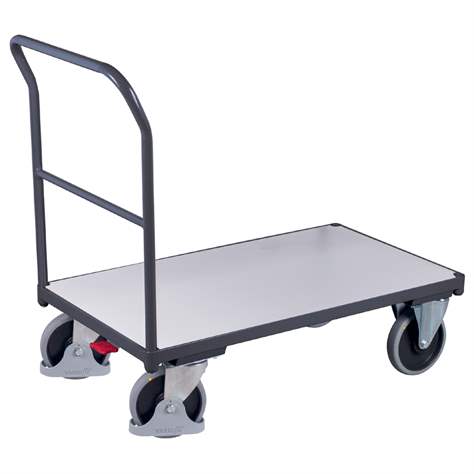Antistatický plošinový vozík, 1000 x 600 mm, nosnosť 500 kg