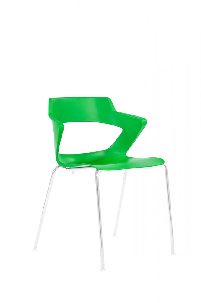 Konferen�n� stoli�ka INGRID, farba zelen�, nosnos� 140 kg