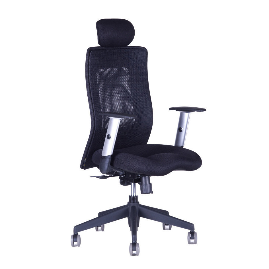 Kancelárska stolička CALYPSO XL, nosnosť 120kg, farba čierna