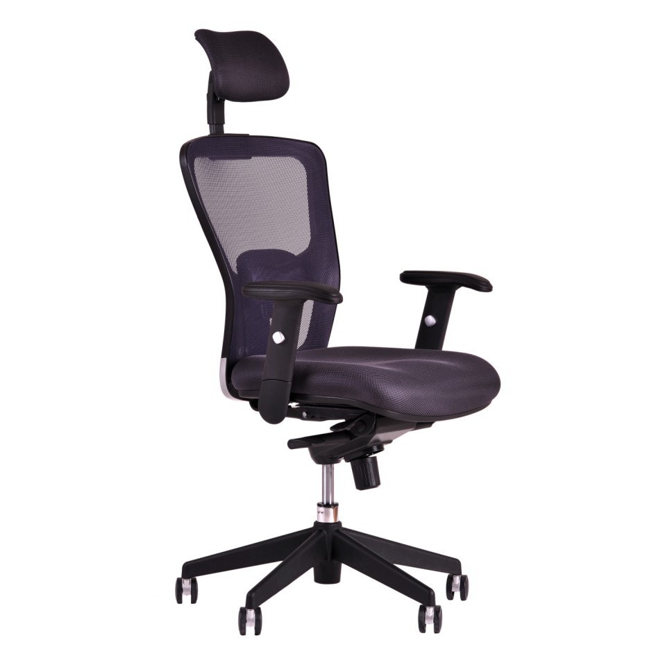 Kancelárska stolička DIKE SP, nosnosť 120kg, farba čierna