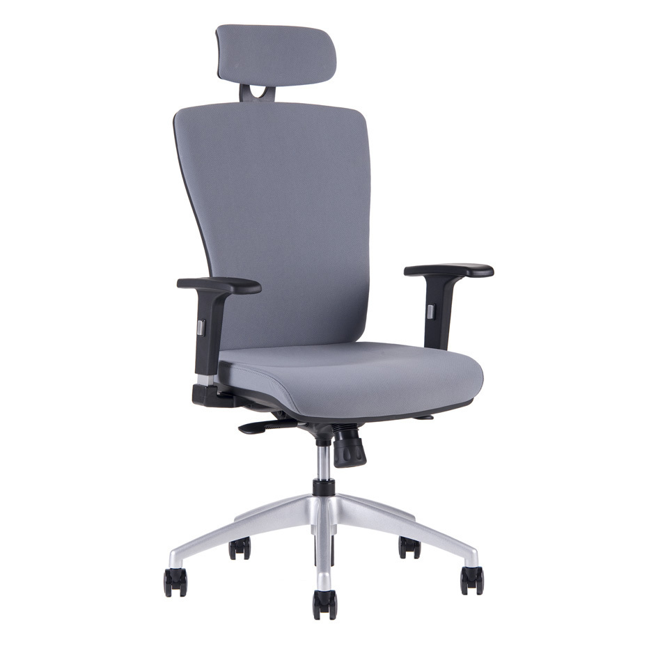 Kancelárska stolička HALIA SP, nosnosť 120kg, farba šedá