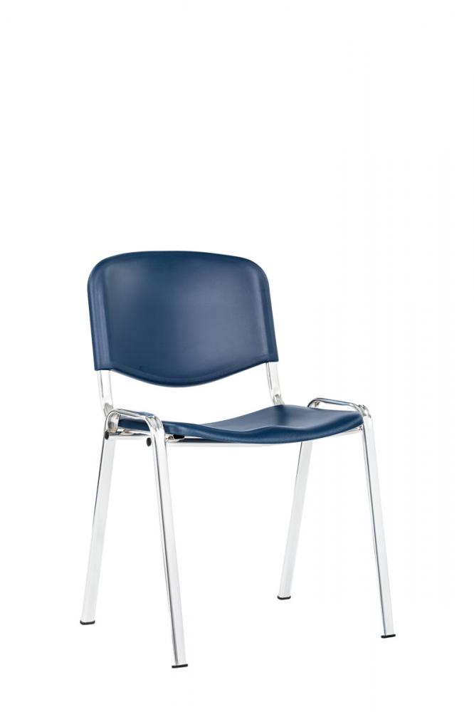 Konferenčná stolička IZABELLA, farba modrá, nosnosť 120 kg