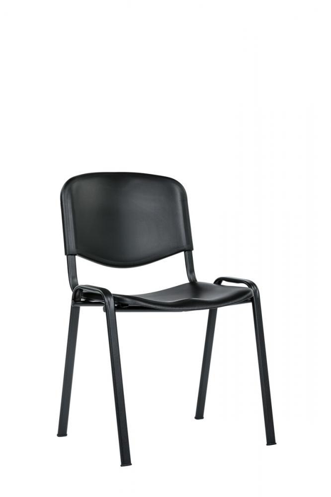 Konferenčná stolička MILENA, farba čierna, nosnosť 120 kg