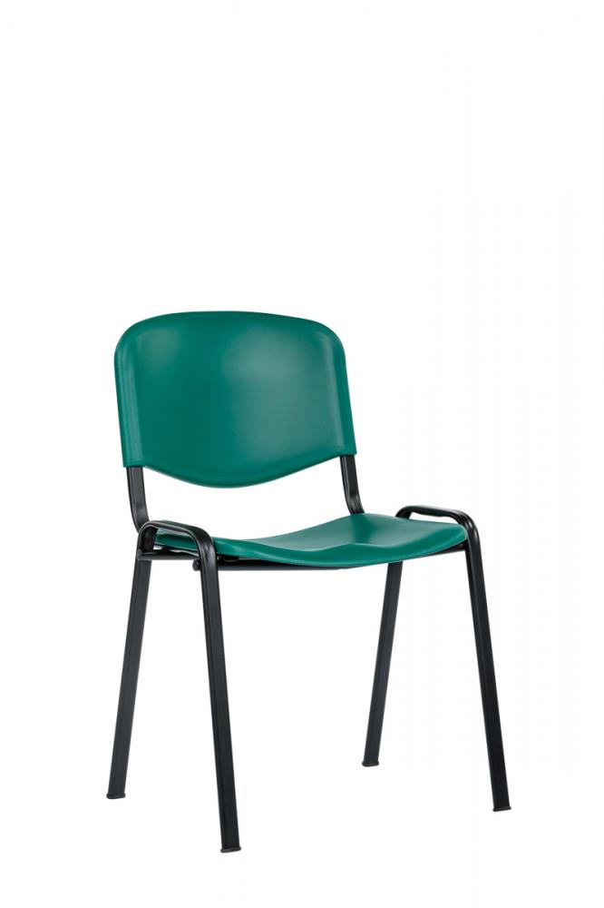 Konferenčná stolička MILENA, farba zelená, nosnosť 120 kg