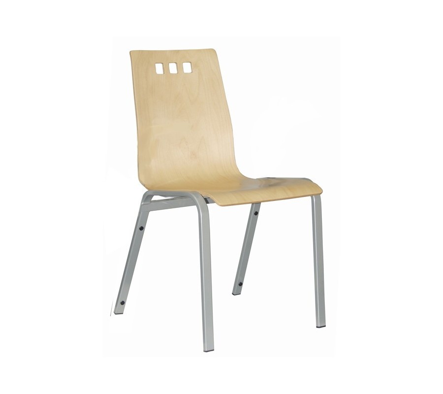 Konferenčná stolička " Berni ", nosn. 160kg, farba buk, konštrukcia šedá