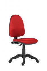 Kancelárska stolička LUCIA,  farba červená, nosnosť 120kg