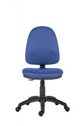 Kancelárska stolička LUCIA, farba modrá, nosnosť 120 kg