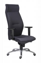 Kancelárska stolièka SANDRA, farba èierna, nosnos� 130 kg