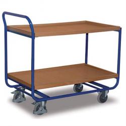 Stolový vozík s jedným madlom, 1000 x 600 mm, nosnosť 200kg