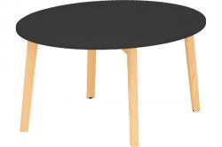 Stôl konferenèný ROOT priemer 900mm, výška 477mm, farba èierna