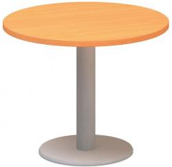 Konferenèný stôl kruhový nízky, priemer 700mm, výška 507mm, farba Buk