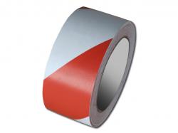 Označovacia páska dvojfarebná 5cm x 33m, farba červeno/biela
