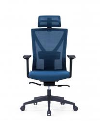 Kancelárska stolièka NYON, farba tmavo modrá, nosn.120kg