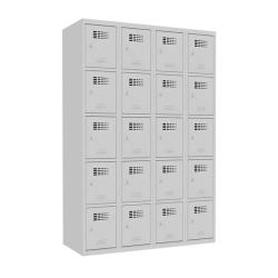 20 oddielov skrinka, 1800x1200x500mm, 4x5 oddielov, farba ed