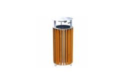 K so striekou a s popolnkom, okrhly, s drevenmi latami odtie pnie, objem 50 l, v