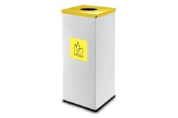 K na trieden odpad, objem 50 l, ndoba lakovan ed, veko lt (plasty)