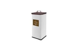 K  na trieden odpad, objem 50 l, ndoba lakovan ed, veko hned ( bio odpad )