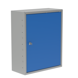Zvesn skrinka s perfo panelom, 470x580x210mm xvxh, farba edo/modr