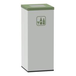 Odpadkov k 750x320x320mm, farba ed, rmik zelen