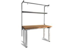 Dielensk stl s elektricky nastavitenou vkou, bukov doska 1500x750 mm, s nadstavbou,