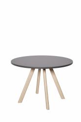 Caf� stol�k pr. 600mm, v��ka 550mm, farba antracit, nohy buk