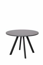 Caf� stol�k pr. 600mm, v��ka 550mm, farba antracit, nohy �ierne