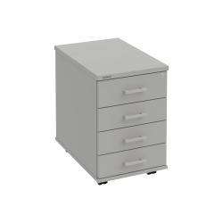 Kontajner 4 z�suvky 40x60x60 cm, farba �ed�