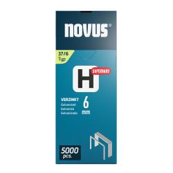 Novus tenk� dr�ten� sponky typ H, 37/6 mm, Super Hard, 5000 ks