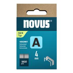 Novus tenk� dr�ten� sponky typ A, 53 F/4 mm, 1800 ks