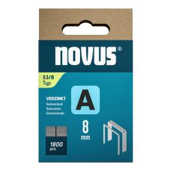 Novus tenk� dr�ten� sponky typ A, 53 F/8 mm, 1800 ks