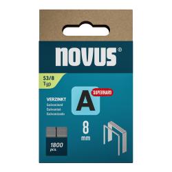 Novus tenk� dr�ten� sponky typ A, 53 F/8 mm, Super Hard, 1800 ks