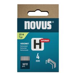 Novus tenk� dr�ten� sponky typ H, 37/4 mm, Super Hard, 1870 ks